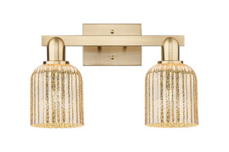 Arcadia Two Light Bath Vanity in Champagne Bronze (405|7162WCBG5595ME)