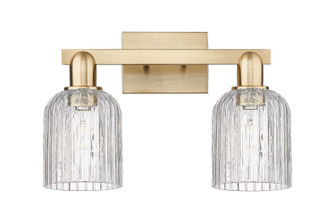 Arcadia Two Light Bath Vanity in Champagne Bronze (405|7162WCBG5595CL)