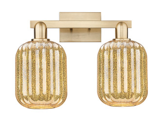 Arcadia Two Light Bath Vanity in Champagne Bronze (405|7162WCBG4607ME)