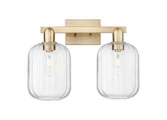 Arcadia Two Light Bath Vanity in Champagne Bronze (405|7162WCBG4607CL)
