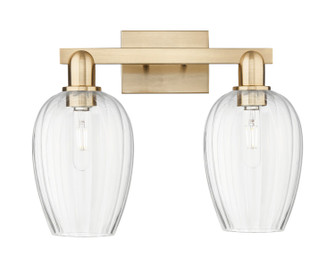 Arcadia Two Light Bath Vanity in Champagne Bronze (405|7162WCBG4576CL)