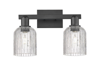 Arcadia Two Light Bath Vanity in Matte Black (405|7162WBKG5595CL)