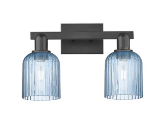 Arcadia Two Light Bath Vanity in Matte Black (405|7162WBKG5595BL)