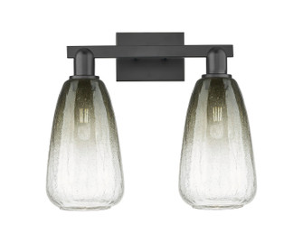 Arcadia Two Light Bath Vanity in Matte Black (405|7162WBKG4806SL)