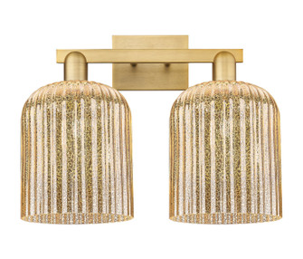 Arcadia Two Light Bath Vanity in Brushed Brass (405|7162WBBG5598ME)