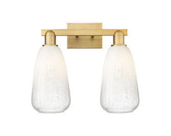 Arcadia Two Light Bath Vanity in Brushed Brass (405|7162WBBG4806OP)