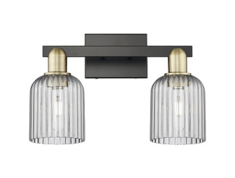 Arcadia Two Light Bath Vanity in Black Antique Brass (405|7162WBABG5595SM)