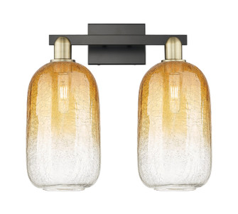 Arcadia Two Light Bath Vanity in Black Antique Brass (405|7162WBABG4827AM)