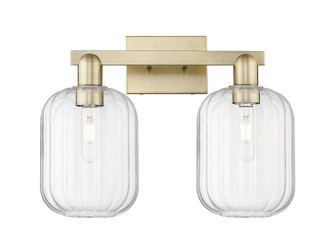 Arcadia Two Light Bath Vanity in Antique Brass (405|7162WABG4607CL)