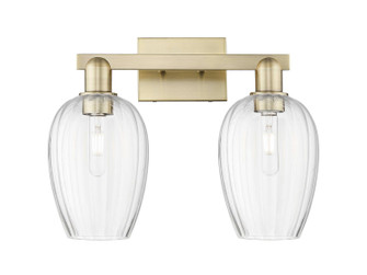 Arcadia Two Light Bath Vanity in Antique Brass (405|7162WABG4576CL)