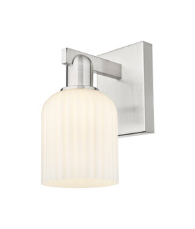 Arcadia One Light Wall Sconce in Brushed Satin Nickel (405|7161WSNG5595GWH)