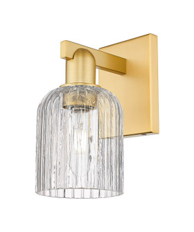 Arcadia One Light Wall Sconce in Satin Gold (405|7161WSGG5595CL)