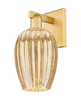 Arcadia One Light Wall Sconce in Satin Gold (405|7161WSGG4576ME)