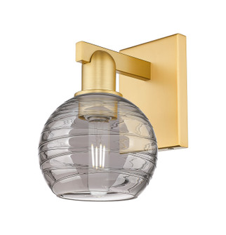 Arcadia One Light Wall Sconce in Satin Gold (405|7161WSGG12136SM)