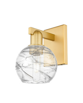 Arcadia One Light Wall Sconce in Satin Gold (405|7161WSGG12136CL)