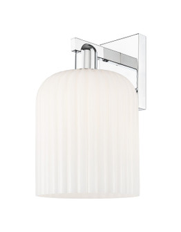 Arcadia One Light Wall Sconce in Polished Chrome (405|7161WPCG5598GWH)