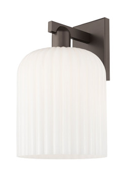 Arcadia One Light Wall Sconce in Oil Rubbed Bronze (405|7161WOBG5598GWH)