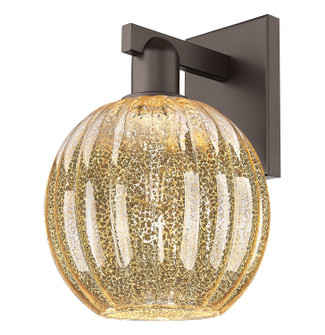 Arcadia One Light Wall Sconce in Oil Rubbed Bronze (405|7161WOBG4587ME)