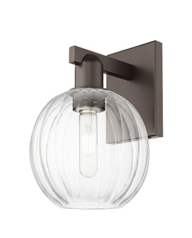 Arcadia One Light Wall Sconce in Oil Rubbed Bronze (405|7161WOBG4587CL)