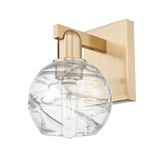 Arcadia One Light Wall Sconce in Champagne Bronze (405|7161WCBG12136CL)