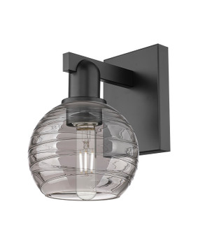 Arcadia One Light Wall Sconce in Matte Black (405|7161WBKG12136SM)