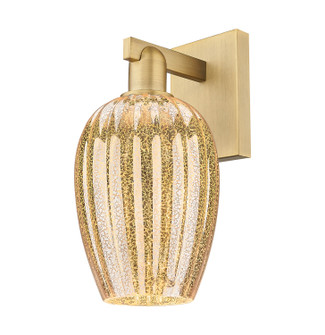Arcadia One Light Wall Sconce in Brushed Brass (405|7161WBBG4576ME)