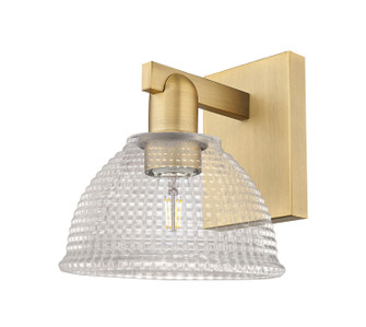 Arcadia One Light Wall Sconce in Brushed Brass (405|7161WBBG422)