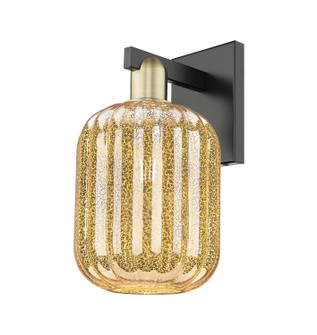 Arcadia One Light Wall Sconce in Black Antique Brass (405|7161WBABG4607ME)