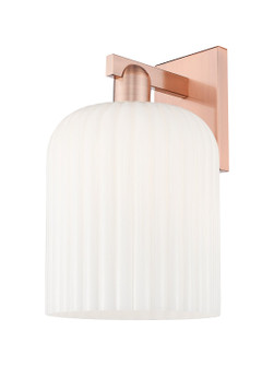 Arcadia One Light Wall Sconce in Antique Copper (405|7161WACG5598GWH)