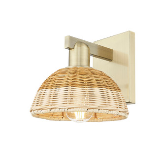 Arcadia One Light Wall Sconce in Antique Brass (405|7161WABNBD275NAT)