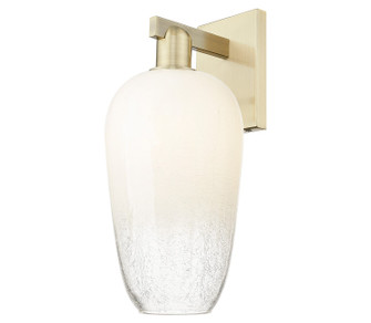 Arcadia One Light Wall Sconce in Antique Brass (405|7161WABG4847OP)