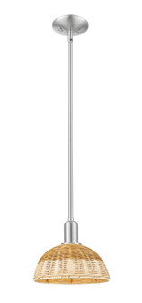 Arcadia One Light Mini Pendant in Brushed Satin Nickel (405|7161SSNNBD29NAT)