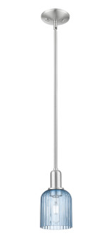 Arcadia One Light Mini Pendant in Brushed Satin Nickel (405|7161SSNG5595BL)