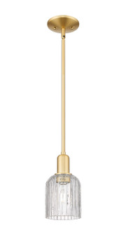 Arcadia One Light Mini Pendant in Satin Gold (405|7161SSGG5595CL)