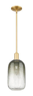 Arcadia One Light Mini Pendant in Satin Gold (405|7161SSGG4827SL)