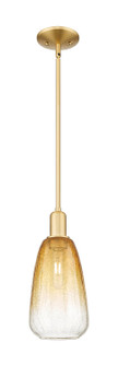 Arcadia One Light Mini Pendant in Satin Gold (405|7161SSGG4806AM)