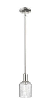 Arcadia One Light Mini Pendant in Polished Nickel (405|7161SPNG5595SDY)
