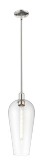 Arcadia One Light Mini Pendant in Polished Nickel (405|7161SPNG4568CL)