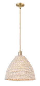 Arcadia One Light Pendant in Champagne Bronze (405|7161SCBNBD16NAT)