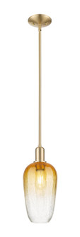Arcadia One Light Mini Pendant in Champagne Bronze (405|7161SCBG4847AM)