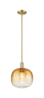 Arcadia One Light Mini Pendant in Champagne Bronze (405|7161SCBG48110AM)
