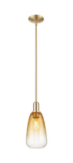 Arcadia One Light Mini Pendant in Champagne Bronze (405|7161SCBG4806AM)