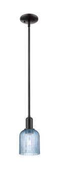 Arcadia One Light Pendant in Matte Black (405|7161SBKG5595BL)