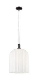 Arcadia One Light Mini Pendant in Matte Black (405|7161SBKG55912GWH)