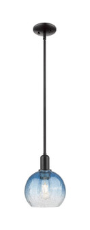 Arcadia One Light Mini Pendant in Matte Black (405|7161SBKG4838SB)