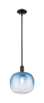 Arcadia One Light Mini Pendant in Matte Black (405|7161SBKG48110SB)