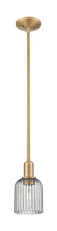 Arcadia One Light Mini Pendant in Brushed Brass (405|7161SBBG5595SM)