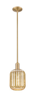 Arcadia One Light Mini Pendant in Brushed Brass (405|7161SBBG4607ME)