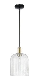 Arcadia One Light Mini Pendant in Black Antique Brass (405|7161SBABG5598SDY)