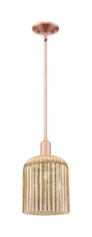 Arcadia One Light Pendant in Antique Copper (405|7161SACG5598ME)